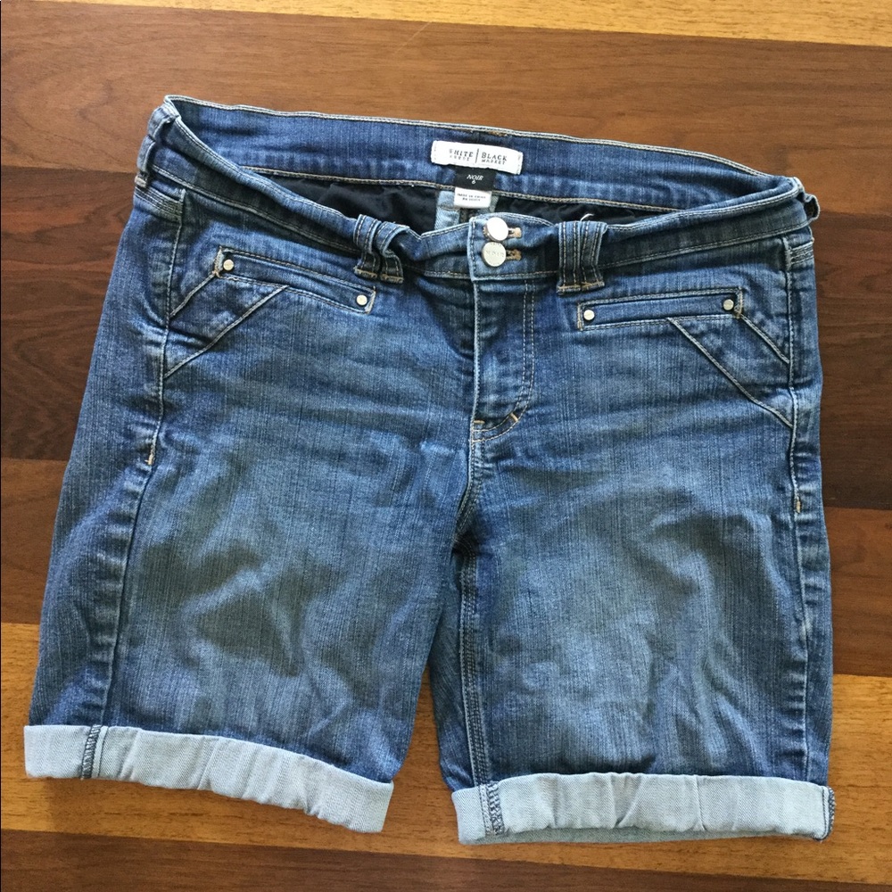 White House Black Market Jean Shorts 9-9